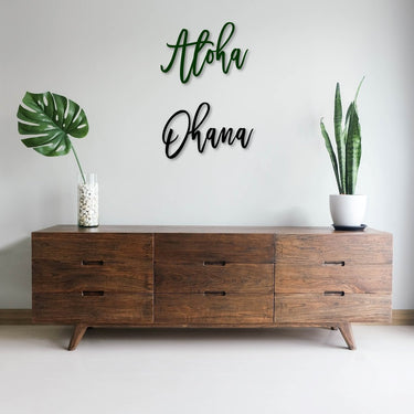 Aloha and Ohana Metal Sign Bundle